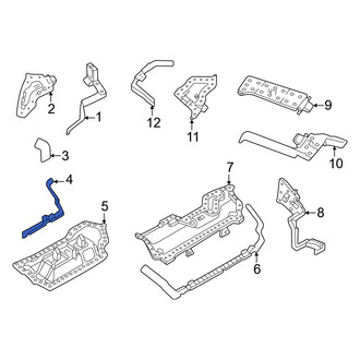 Volvo OE - Left Lower Inner Body A-Pillar Baffle Plate