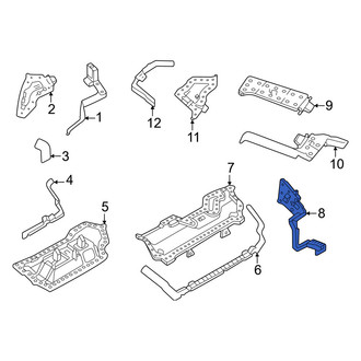 Volvo OE - Left Lower Body C-Pillar Baffle Plate