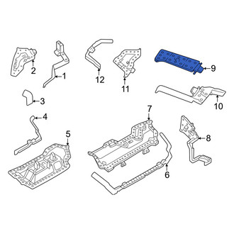 Volvo OE - Left Lower Body C-Pillar Baffle Plate