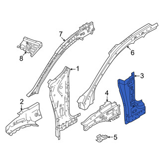Volvo OE - Right Lower Body A-Pillar Reinforcement