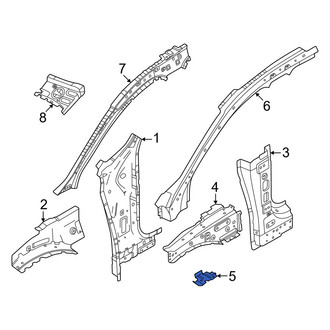 Volvo OE - Right Fender Rail Bracket