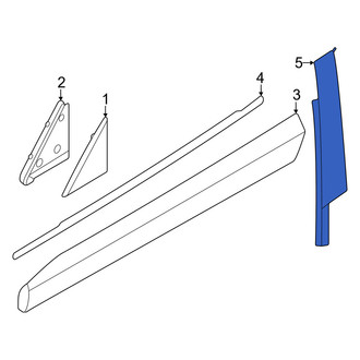 Volvo OE - Rear Left Door Applique