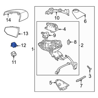 Volvo OE - Left Park Assist Camera Bracket