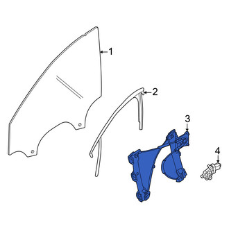 Volvo OE - Front Left Window Regulator