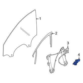 Volvo OE - Front Left Window Motor