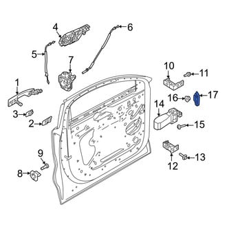 Volvo OE - Front Door Check Cover
