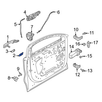 Volvo OE - Exterior Door Handle Gasket