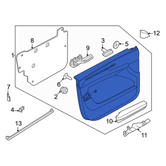 Volvo OE - Front Left Inner Door Interior Trim Panel