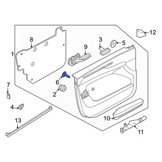 Volvo OE - Interior Door Handle Screw
