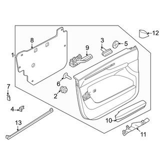 Volvo OE - Front Door - Interior Trim