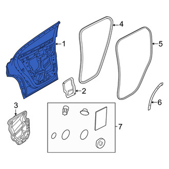 Volvo OE - Rear Left Door Shell