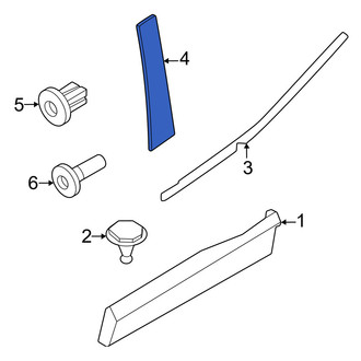 Volvo OE - Rear Left Door Applique