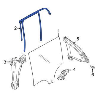 Volvo OE - Rear Left Window Channel