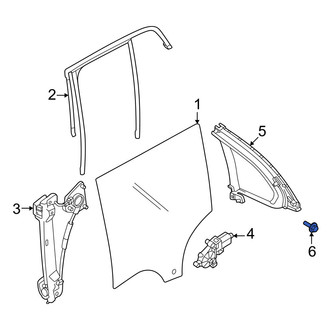 Volvo OE - Side Window Vent Screw