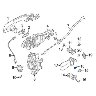 Volvo OE - Door Check Bolt