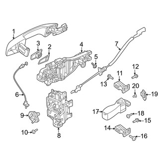 Volvo OE - Rear Door - Lock & Hardware