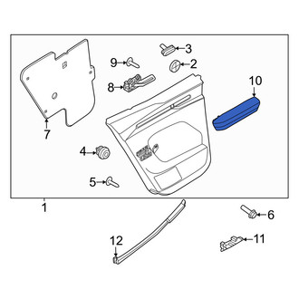 Volvo OE - Front Left Door Armrest