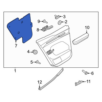 Volvo OE - Rear Door Panel Insulation