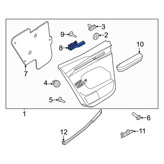 Volvo OE - Front Left Inner Interior Door Handle