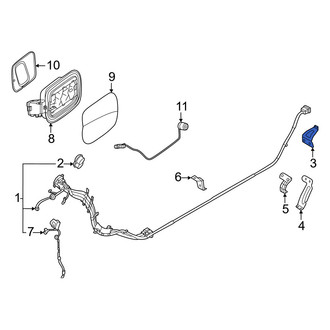Volvo OE - Drive Motor Battery Pack Charging Port Assembly Bracket