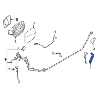 Volvo OE - Drive Motor Battery Pack Charging Port Assembly Bracket