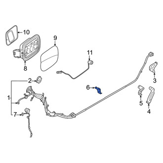 Volvo OE - Drive Motor Battery Pack Charging Port Assembly Bracket