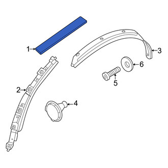 Volvo OE - Left Body C-Pillar Molding