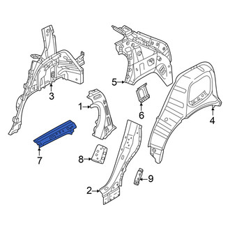 Volvo OE - Rear Left Roof Side Rail