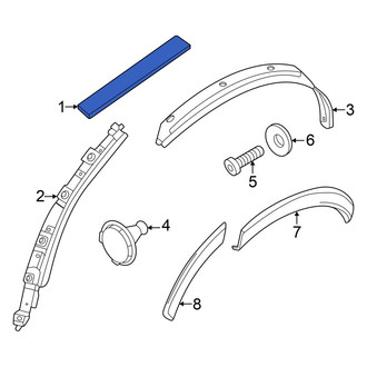 Volvo OE - Left Body C-Pillar Molding