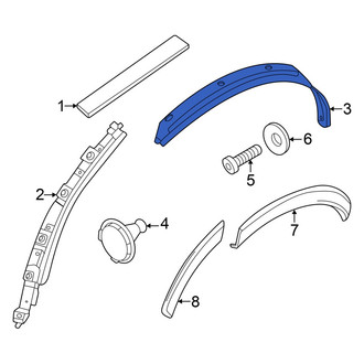 Volvo OE - Wheel Arch Molding