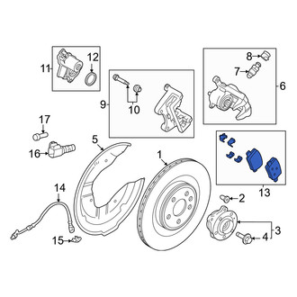 Volvo OE - Rear Disc Brake Pad Set