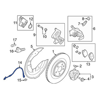 Volvo OE - Rear Left Brake Hydraulic Hose