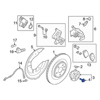 Volvo OE - Front CV Joint Bolt