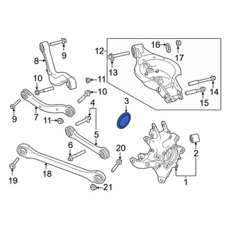 Volvo OE - Rear Wheel Seal