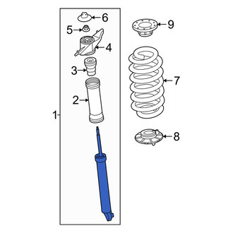 Volvo OE - Rear Right Suspension Shock Absorber