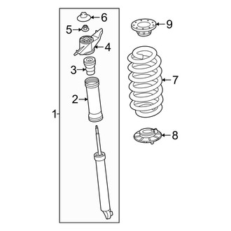 Volvo OE - Rear Suspension - Shocks & Components