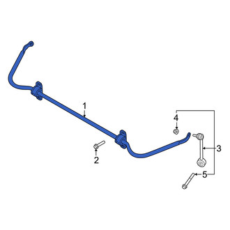 Volvo OE - Rear Suspension Stabilizer Bar