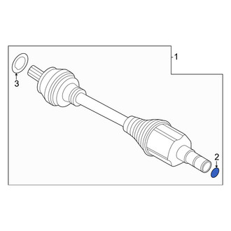 Volvo OE - CV Joint Retaining Ring