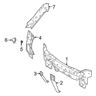 Volvo OE - Left Rear Body Panel Extension Bracket