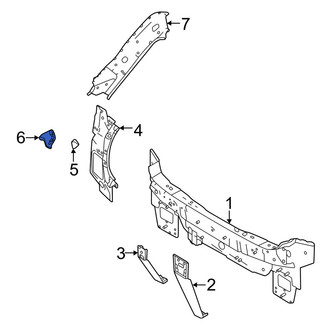 Volvo OE - Left Rear Body Panel Extension Bracket