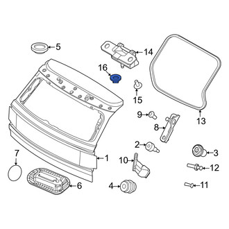 Volvo OE - Liftgate Hinge Nut