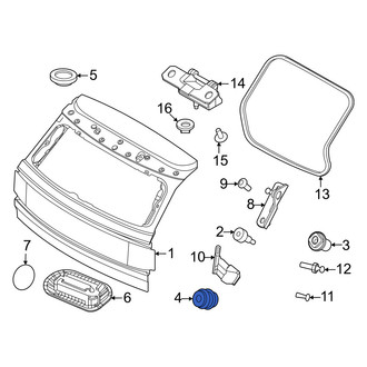 Volvo OE - Rear Lower Liftgate Stop Bumper