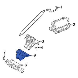 Volvo OE - Liftgate Latch Cover