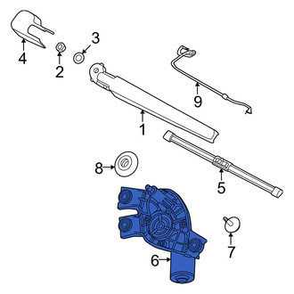 Volvo OE - Rear Wiper Motor