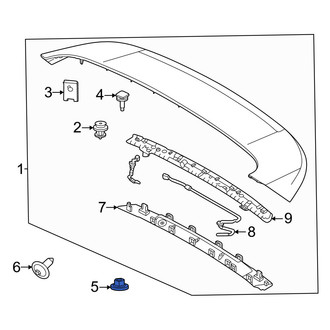 Volvo OE - Spoiler Nut