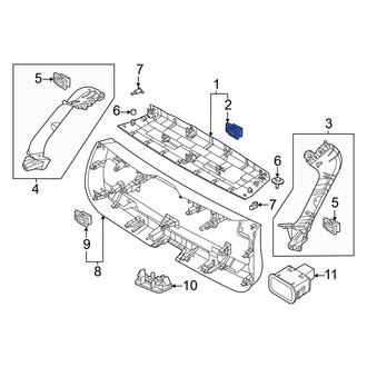 Volvo OE - Body C-Pillar Trim Panel Clip
