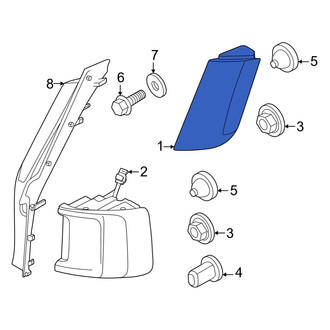 Volvo OE - Rear Left Upper Tail Light Assembly