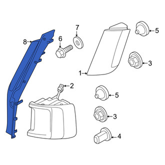 Volvo OE - Rear Left Tail Light Cover