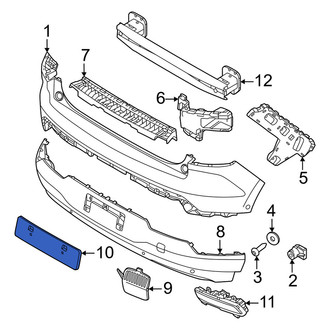 Volvo OE - Rear License Plate Bracket