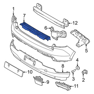 Volvo OE - Rear Center Bumper Cover Bracket